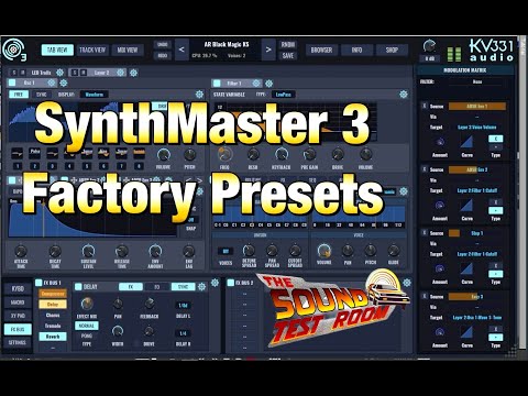 SynthMaster 3 - Factory Preset Walkthrough & KV331 Audio 2024 Spring Sale