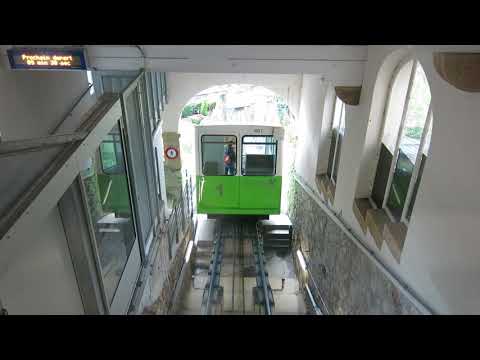 Standseilbahn 2000.01 Neuchâtel Ecluse - Plan Abfahrt in der Bergstation Video 2