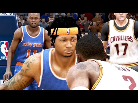 NBA Live 15 Rising Star Gameplay - LeBron James Dunks on Knicks! Cook vs Kyrie