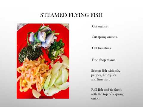 Cou cou and flying fish recipe video