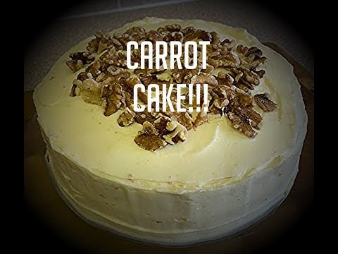 HOW TO COOK!!! CARROT CAKE!!!