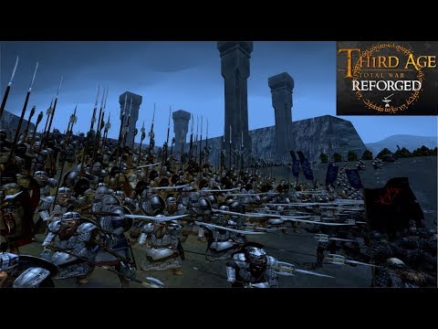 MEN, ELVES AND DWARVES DEFEND MORIA (Siege Battle) - Third Age: Total War (Reforged)