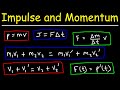 Impulse and Momentum: Key Formulas and Collision Concepts Explained