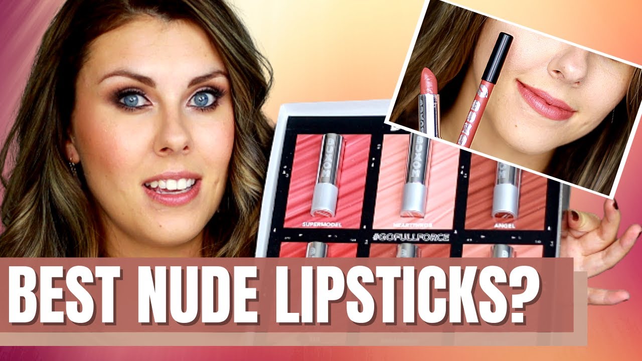 BUXOM '90S NUDES FULL FORCE NUDE LIPSTICKS REVIEW & SWATCHES