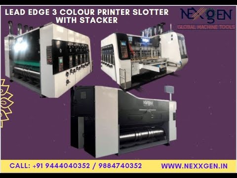 Flexo Printer Slotter Die Cutting Machine