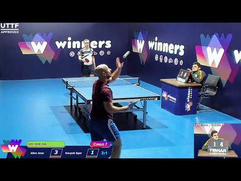 Aliev Anar - Kovpak Egor WINners. CUP Table Tennis 7 07.01.2021 15:15