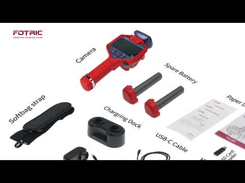 Unboxing da câmera FOTRIC V-MiX AcouTherm