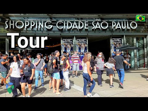 Tour pelo luxuoso Shopping Cidade São Paulo [4K]🇧🇷🎬 📹
