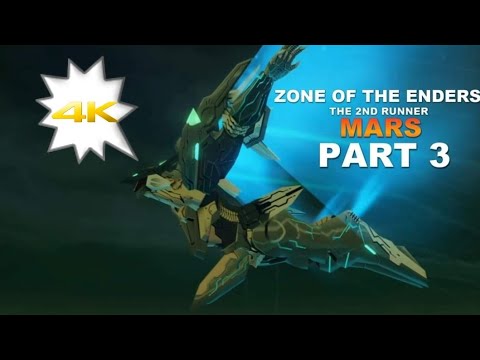 ZONE OF THE ENDERS: THE 2ND RUNNER MARS WALKTHROUGH PART 3- FIRST BATTLE WITH NEPTHIS (VIOLA A.I) 4K