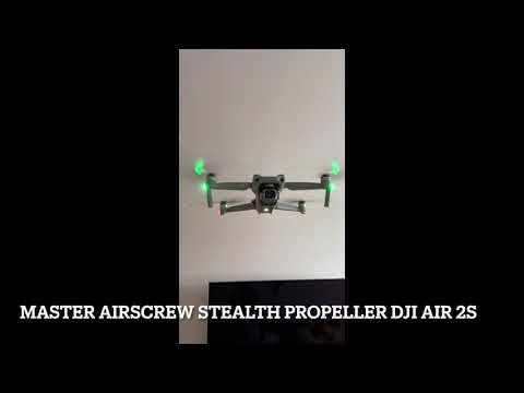DJI Air 2S stock propellers vs. Master Airscrew Stealth Upgrade AIR 2S Propeller comparison