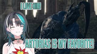 Chihaya vs Artorias! Fighting Her Favorite Dark Souls Boss | Hololive DEV_IS FlowGlow [Multi-Subs]