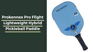 Video thumbnail: Review: ProKennex Pro Flight Lightweight Hybrid Pickleball Paddle