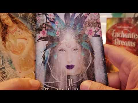 The tarot Of Enchanted Dreams unboxing💖🌸🥰🦄🧚‍♀️💖