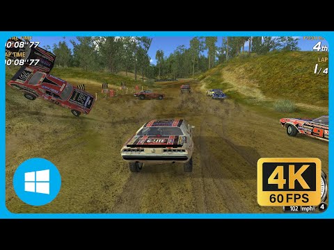 FlatOut (PC) - Gold Class - Gravel Supersmash - Career Part 36 [4K60]