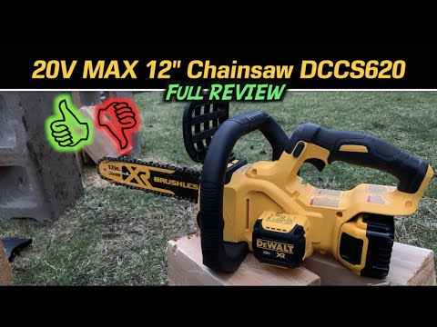 DeWalt 20-Volt MAX 12 in. Chainsaw DCCS620 - REVIEW & DEMO - My Little WORKPONY!