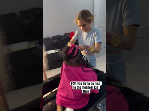 Should I take her hair out???