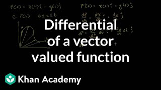 Differential of a vector valued function