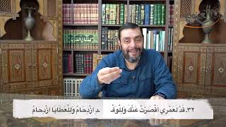 صورة كرسي المتنبي (شرح ديوان المتنبي) - حلقة (450) -  حَسَنٌ فِي عُيُونِ أَعْدَائِهِ أَقْـ