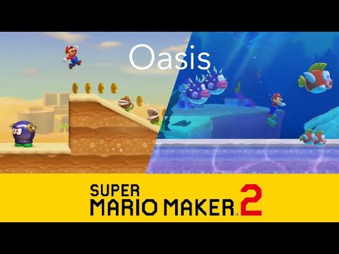 Super Mario Maker 2- Oasis (Level of the Week #2)