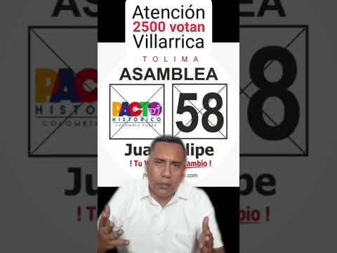 2 mil habitantes de Villarrica votan Asamblea Pacto Histórico 58 #tolima