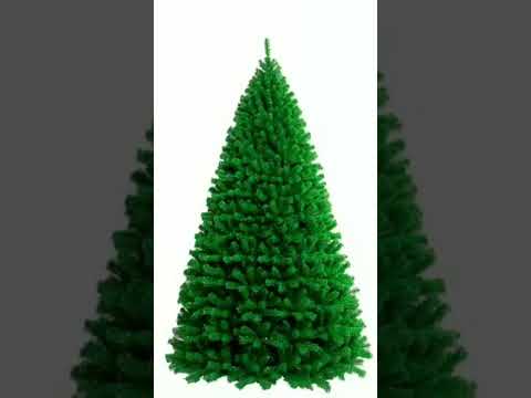 Plastic green christmas tree 1ft