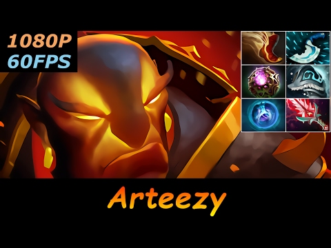 Dota 2 Arteezy (smurf) Ember Spirit Pro Top MMR 24 Kills Ranked Full Gameplay