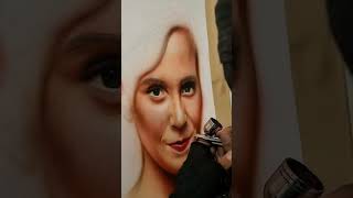 Download lagu Airbrush portrait #art #airbrush #emmawatson #portraitdrawing #shorts mp3