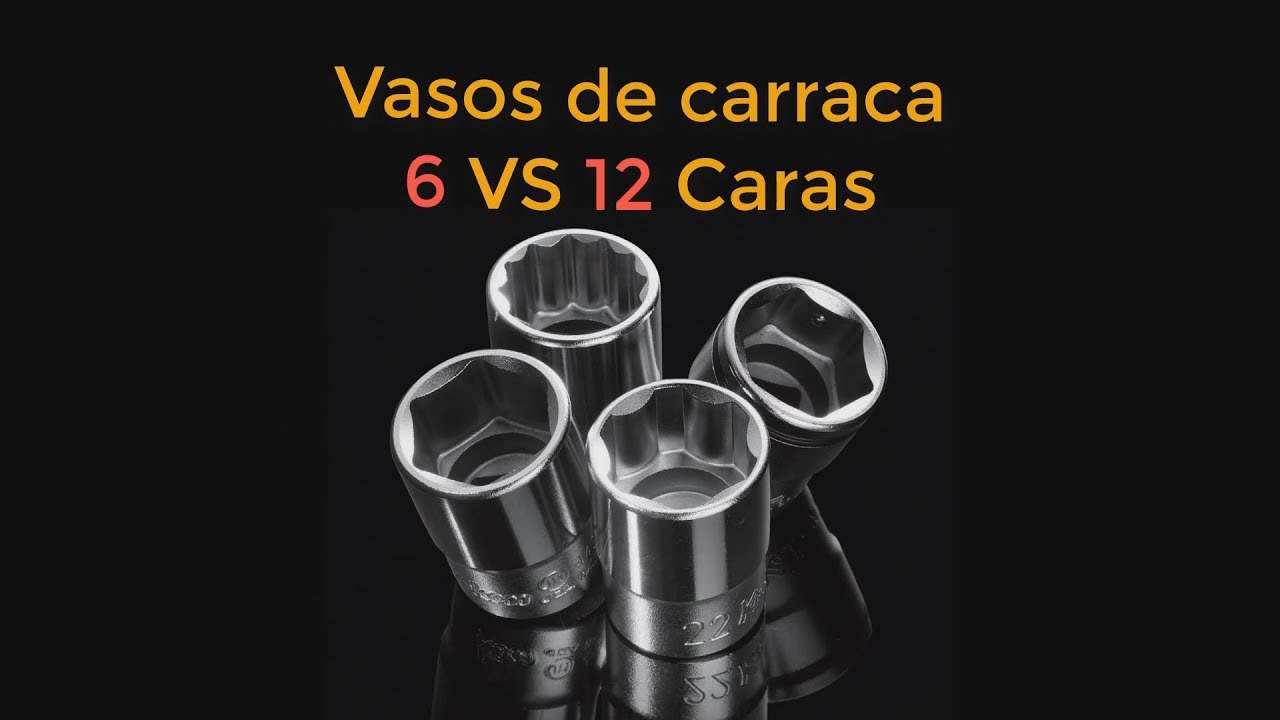 Comparativa vasos de Carraca 6 Vs 12 caras | Español | | Ratchet socket |