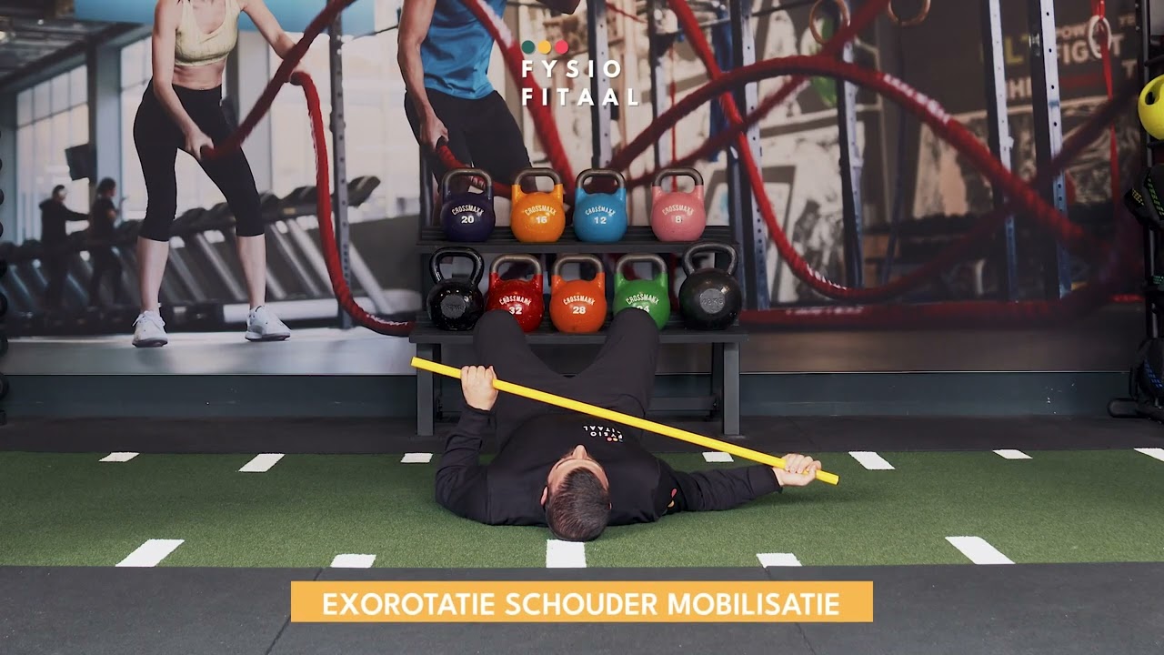 Video thumbnail: Exorotation shoulder mobilisation - instructional video