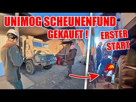 UNIMOG GEKAUFT 🤩- Erster START nach 5 JAHREN in der SCHEUNE 🔥😏| ItsMarvin
