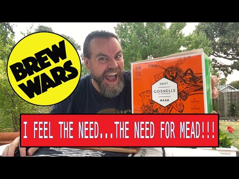 BREW WARS 106 - Feel the Need for Mead! Blind taste test Gosnells of London Mead 4 pack