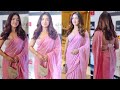 Roshni Walia Looking Gorgeous In Pink Saree Arrive At Beti Fashion Show 2023