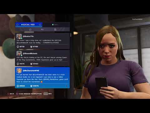 WWE 2K22 MY Rise pt 19 - resuming where we left off