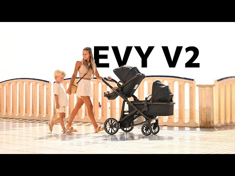 Single-to-Double Stroller, Pushchair, Pram | Deryan Evy V2 2025