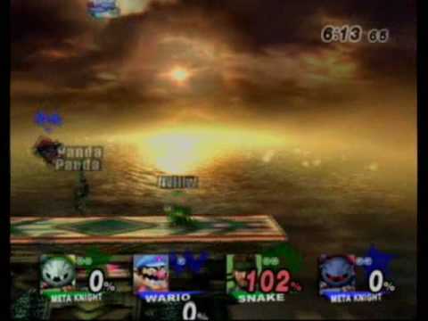 SSBB LoLiS1 - Doubles - Ally SamuraiPanda (Green) vs Omniswell Mew2King (Blue) 3