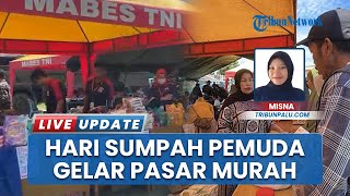Dinas Ketahanan Pangan Donggala dan Lanal Palu Gelar Pasar Murah, Semarakkan Hari Sumpah Pemuda