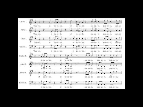 Lassus - Omnes de Saba [á 8]