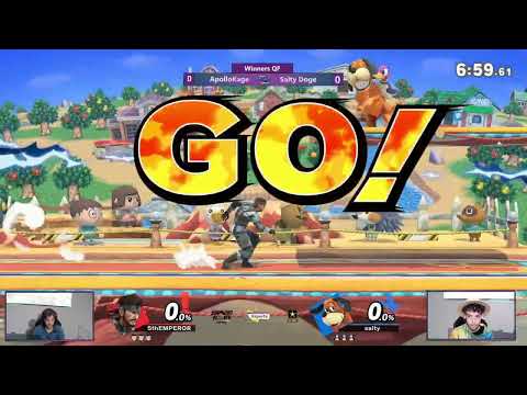 Show Me Showdown Smash! - ApolloKage(Snake) vs Salty Doge (Duck Hunt) - Winners Quarters - SSBU