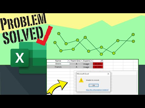 Fix Excel Unable to Record Macro Error in Personal Workbook– [100% Working] - | Excel Tech & Tricks