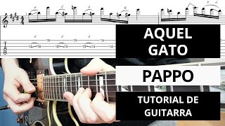 Como tocar "Aquel Gato" de Pappo Tutorial Solo de Guitarra
