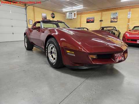 1981 Maroon Metallic 4spd Manual Corvette T Top Video