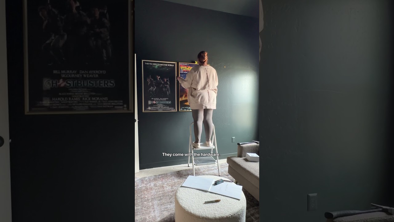 Home Theater Room Decor | Framed Movie Posters