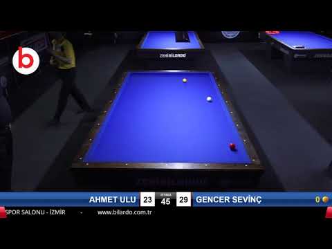 AHMET ULU & GENCER SEVİNÇ Bilardo Maçı - 2019 YÜKSELME LİGİ-1.TUR