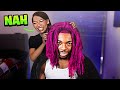 Dyeing My FREEFORM DREADS For The First Time GONE WRONG