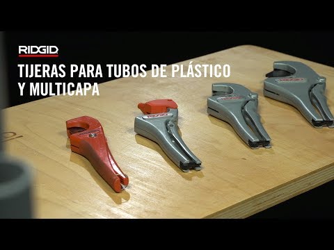 Cortatubos de plástico y multicapas RIDGID