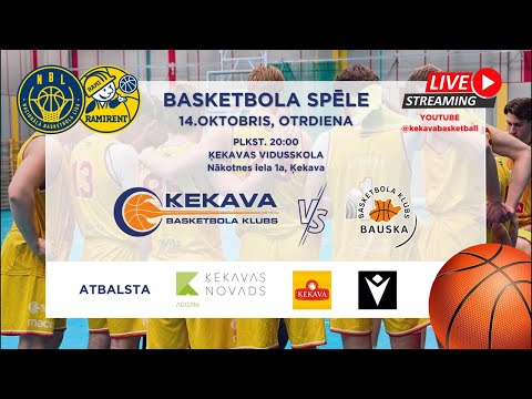 Ramirent Nacionālās Basketbola līgas spēle BK Kekava vs BK Bauska