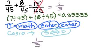 Math ADHD Style:  Fractions with Accommodations #1