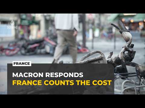 France unrest: Macron condemns looting as anger over living costs grows