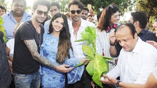 UNCUT: Sunny Leone, Arshad Warsi And Other Bollywood Celebs Attend The Grand Tree Plantation Drive
