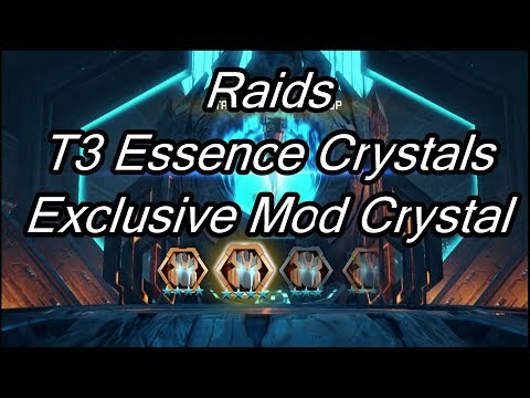 Raids - T3 Spark Essence and Exclusive Mod Crystal Opening - Transformers: Forged to Fight